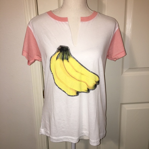 Wildfox Tops - WILDFOX Banana Graphic Top